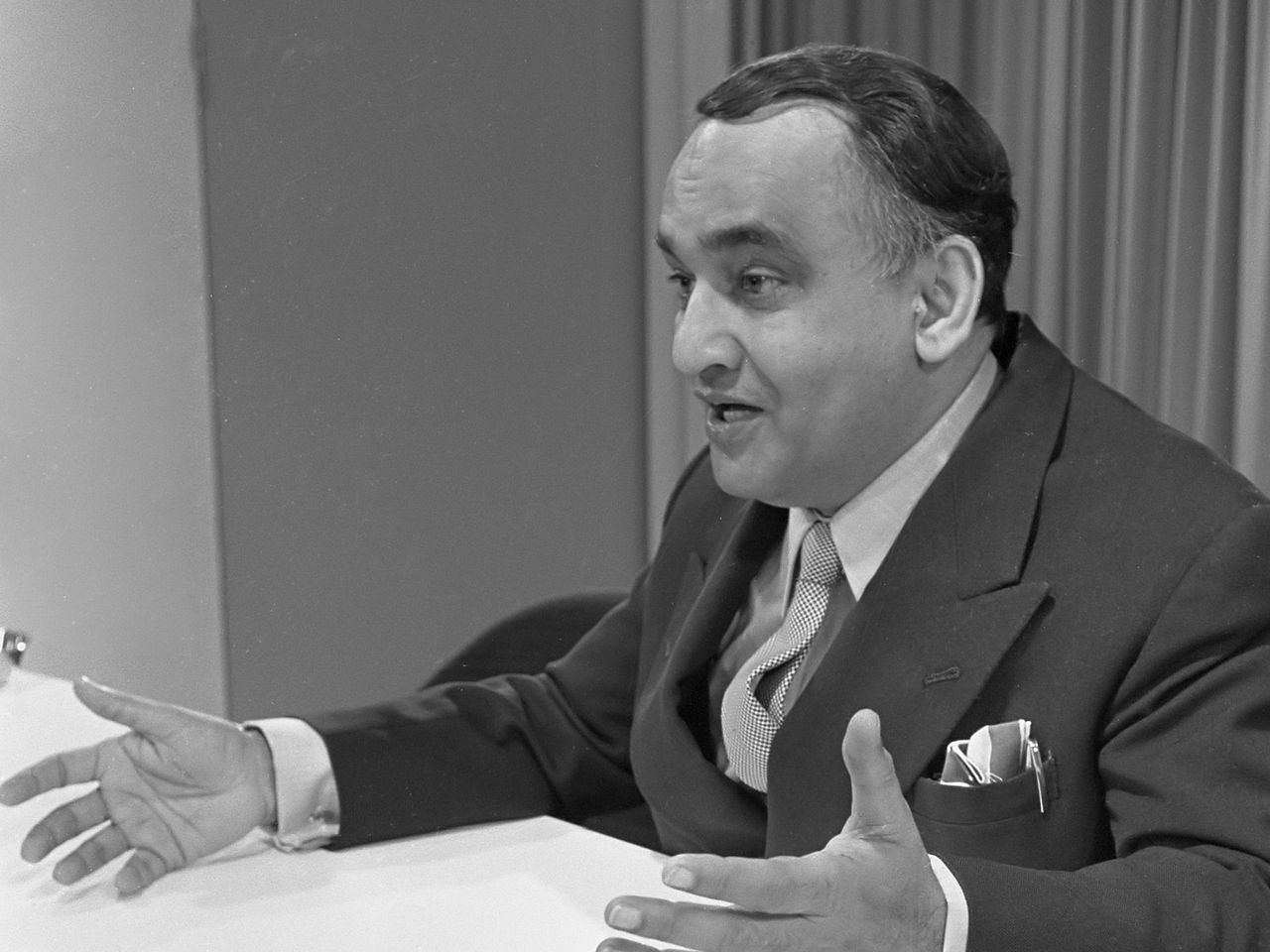 Lionel Luckhoo nejúspěšnější obhájce všech dob. Wikimedia Commons Eric Koch for Anefo CC BY SA PD 3.0 NL