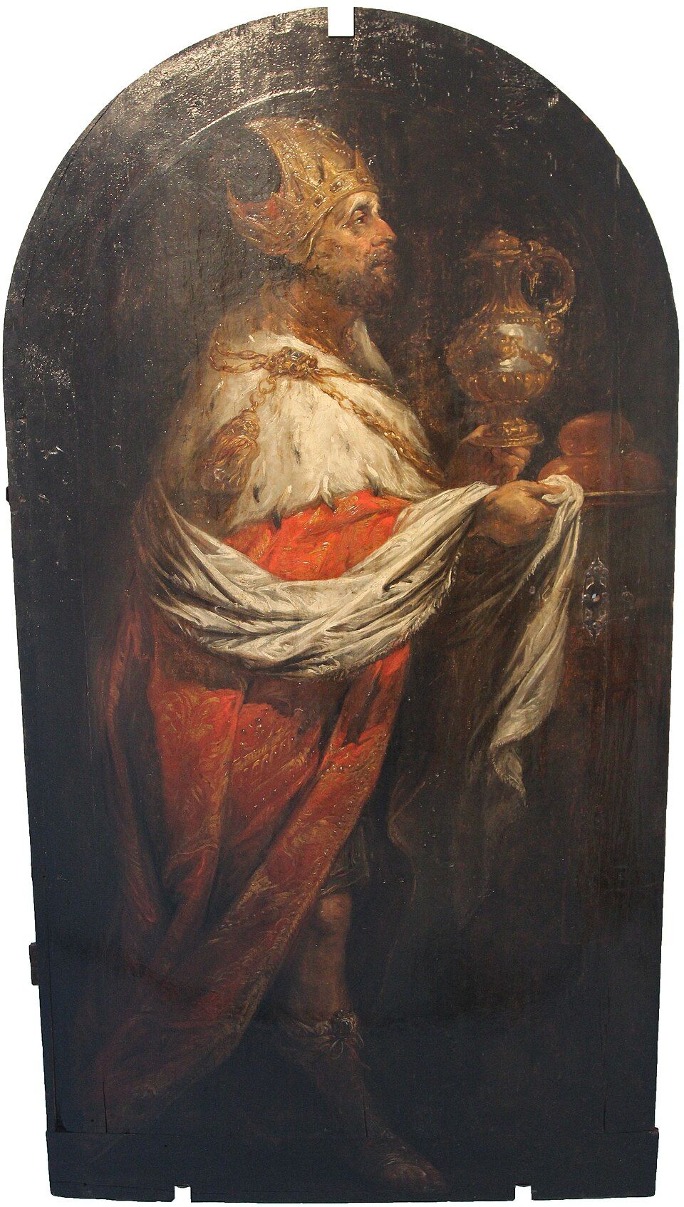 Michael Willman Melchísedek 1681. Národní muzeum Wroclav. Wikimedia Commons Fallaner CC BY SA PD 4.0