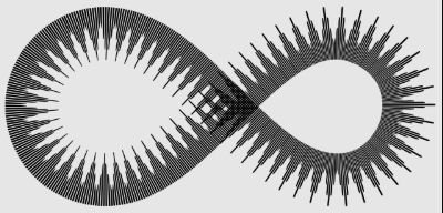 Nekonečno. Wikimedia Commons GDJ CC BY SA PD zero