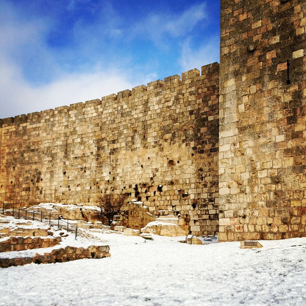 Jeruzalémská hradební zeď v místě brány do Herodova paláce Gabbatha. Ofir.azulay CC BY SA PD 3.0