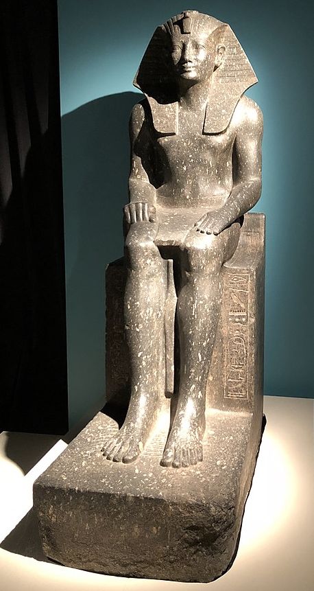 Thutmose I. Socha v Egyptském muzeu v Turíně granodiorit. CC BY SA PD 4.0